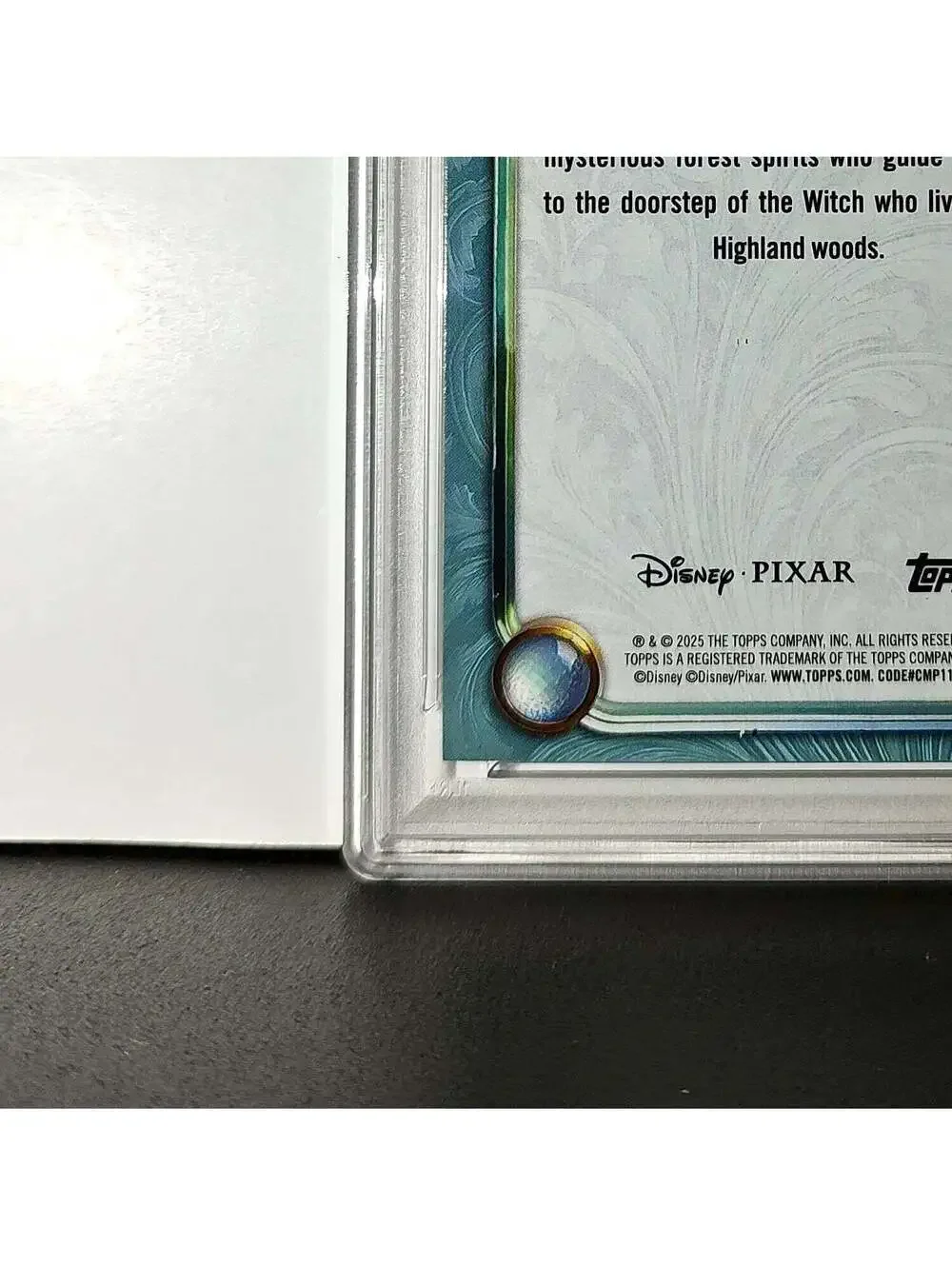 Will O' The Wisps 2025 Topps Disney Wonder #146 Diamond Card Brave PSA 9